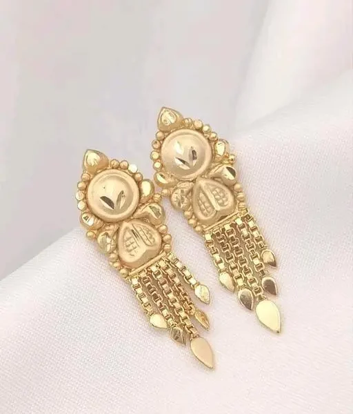 PREMIUM QUALITY MICROPLATED FORMING EARRING