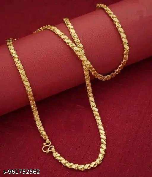 Beautiful & stunning one gram gold plated 24 inch chain
