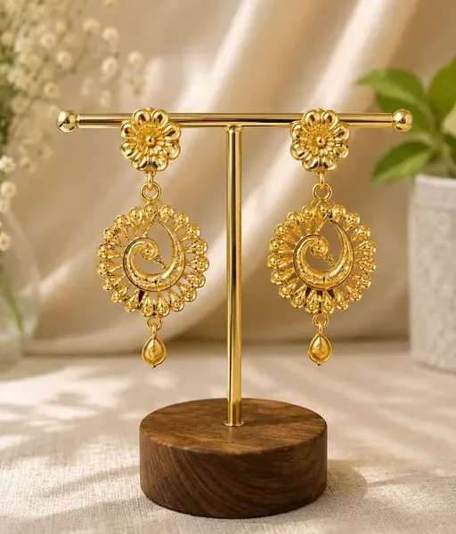 Gold plated earrings warranty 1 years